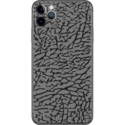 Elephant Print Grey iPhone 11 Pro Max Skin
