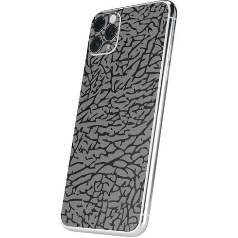 Elephant Print Grey iPhone 11 Pro Max Skin