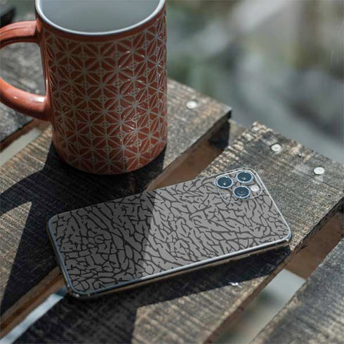 Elephant Print Grey iPhone 11 Pro Max Skin