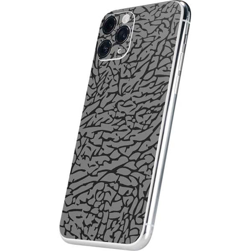 Elephant Print Grey iPhone 11 Pro Skin