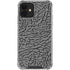 Elephant Print Grey iPhone 12 Clear Case