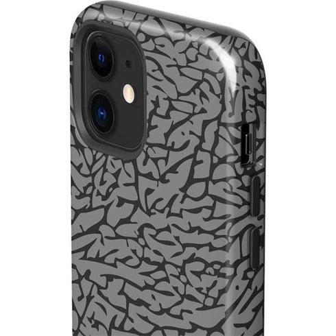 Elephant Print Grey iPhone 12 Impact Case
