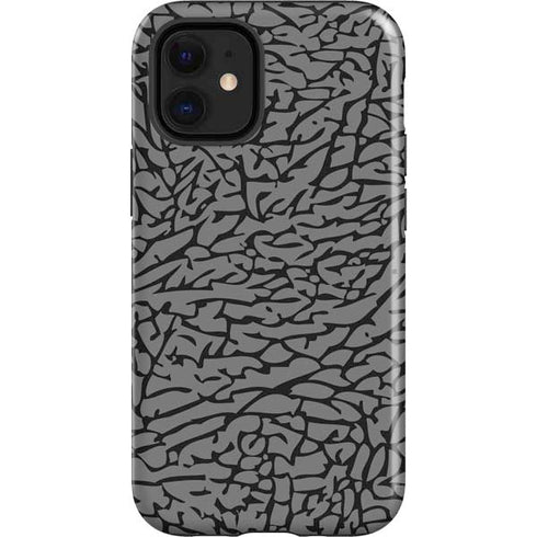 Elephant Print Grey iPhone 12 Mini Impact Case