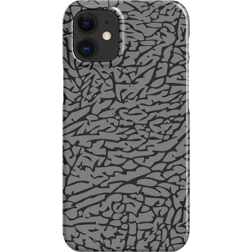 Elephant Print Grey iPhone 12 Mini Lite Case