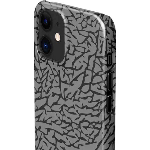 Elephant Print Grey iPhone 12 Mini Lite Case