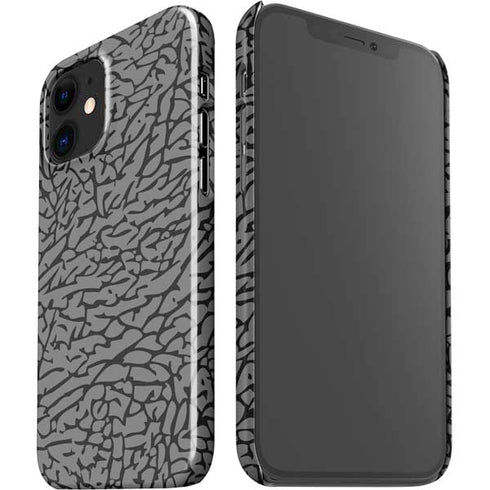 Elephant Print Grey iPhone 12 Mini Lite Case