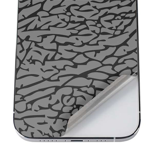 Elephant Print Grey iPhone 12 Pro Skin