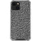Elephant Print Grey iPhone 13 Clear Case