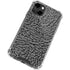 Elephant Print Grey iPhone 13 Clear Case
