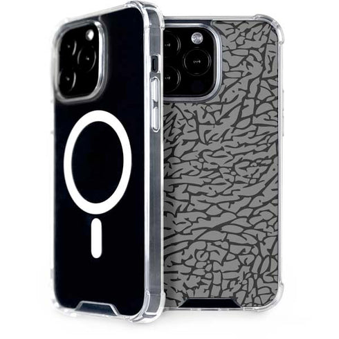 Elephant Print Grey iPhone 13 Pro Max MagSafe Case