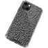 Elephant Print Grey iPhone 14 Plus Clear Case