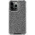 Elephant Print Grey iPhone 15 Pro Clear Case