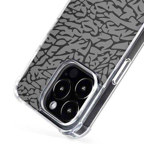 Elephant Print Grey iPhone 15 Pro Max MagSafe Case