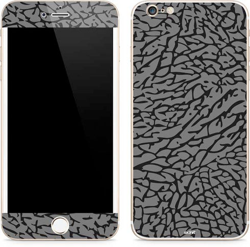Elephant Print Grey iPhone 6/6s Plus Skin