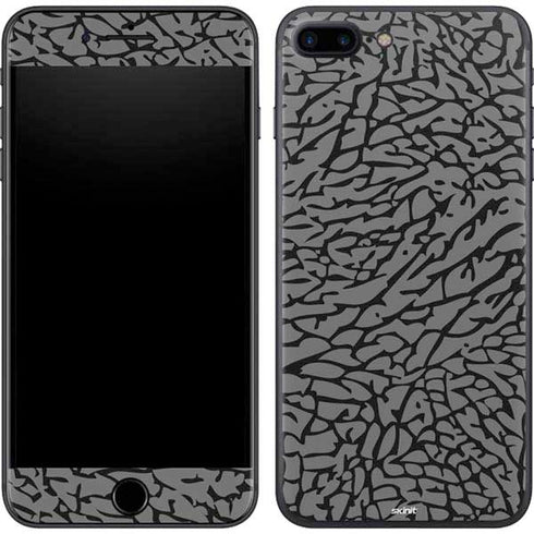Elephant Print Grey iPhone 7 Plus Skin