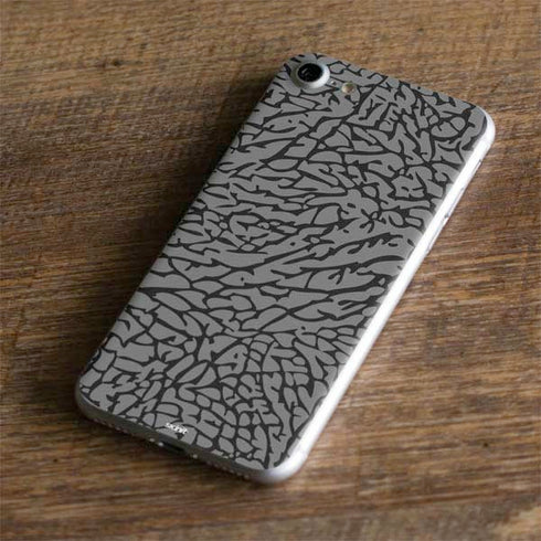 Elephant Print Grey iPhone 7 Skin
