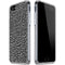 Elephant Print Grey iPhone SE (2nd & 3rd Gen) Clear Case