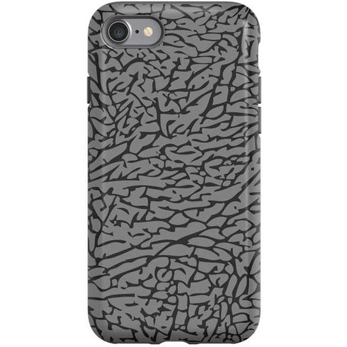 Elephant Print Grey iPhone SE (2nd & 3rd Gen) Pro Case
