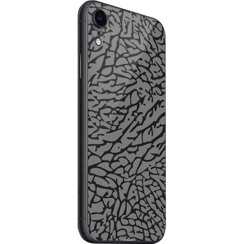 Elephant Print Grey iPhone SE (2nd & 3rd Gen) Skin