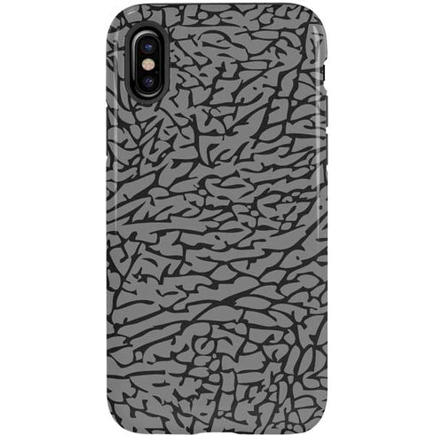 Elephant Print Grey iPhone X Pro Case