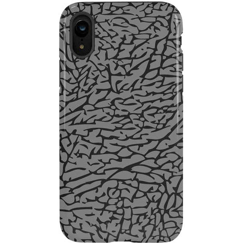 Elephant Print Grey iPhone XR Pro Case