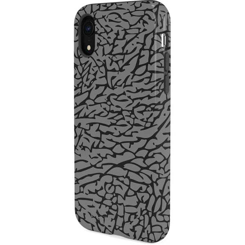 Elephant Print Grey iPhone XR Pro Case
