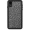 Elephant Print Grey iPhone XR Waterproof Case