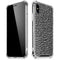 Elephant Print Grey iPhone XS Max Clear Case