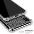 Elephant Print Grey iPhone XS Max Clear Case