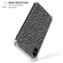 Elephant Print Grey iPhone XS Max Clear Case