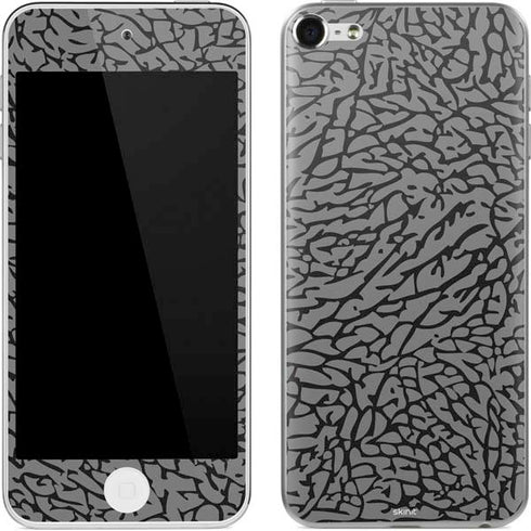 Elephant Print Grey Apple iPod Skin