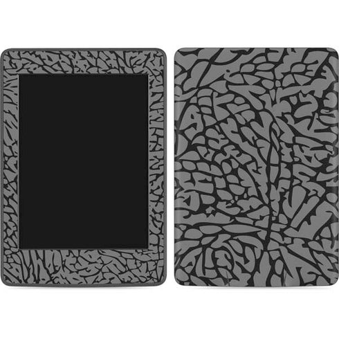 Elephant Print Grey Amazon Kindle Skin