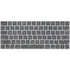 Elephant Print Grey Magic Keyboard Skin