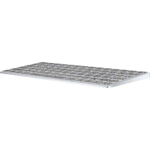 Elephant Print Grey Magic Keyboard Skin