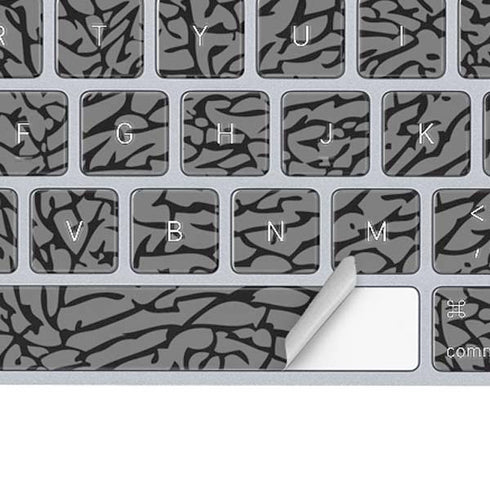 Elephant Print Grey Magic Keyboard Skin