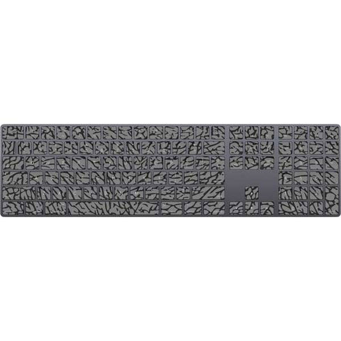 Elephant Print Grey Magic Keyboard with Numeric Keypad Skin