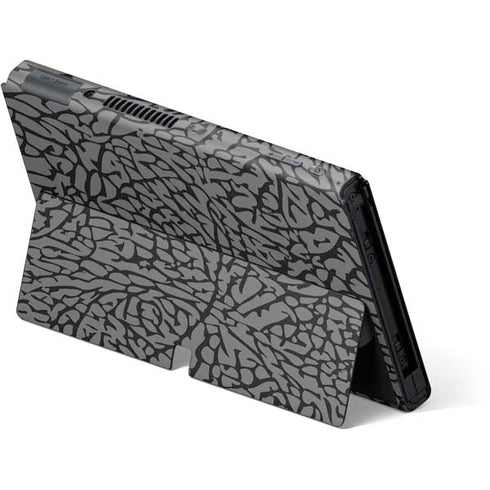 Elephant Print Grey Nintendo Switch OLED (2021) Skin