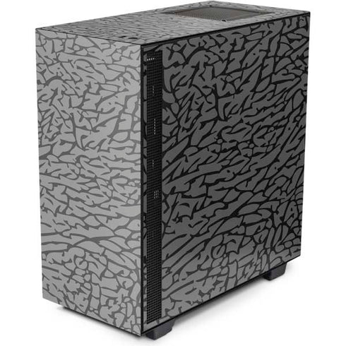 Elephant Print Grey NZXT H510 Compact ATX Mid-Tower Case Skin