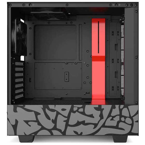 Elephant Print Grey NZXT H510 Compact ATX Mid-Tower Case Skin