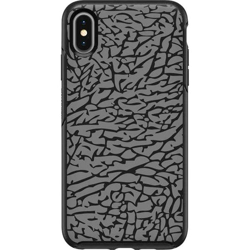 Elephant Print Grey Otterbox Symmetry iPhone Skin