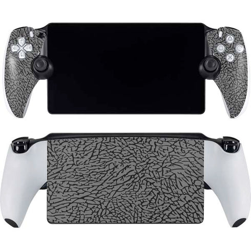 Elephant Print Grey PlayStation Portal Remote Player Skin
