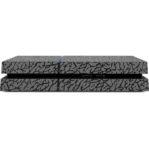 Elephant Print Grey PS4 Console Skin
