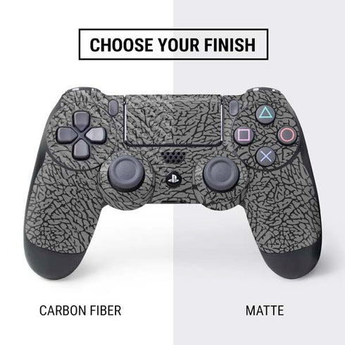 Elephant Print Grey PS4 Controller Skin