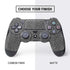 Elephant Print Grey PS4 Controller Skin