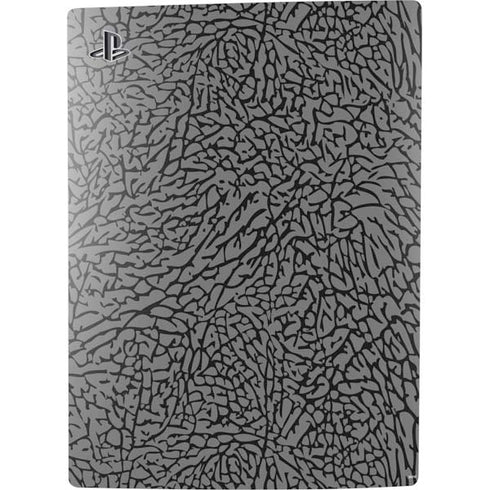 Elephant Print Grey PS5 Console Skin