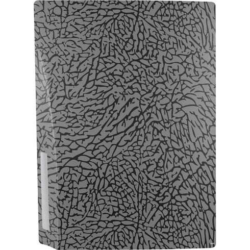 Elephant Print Grey PS5 Console Skin