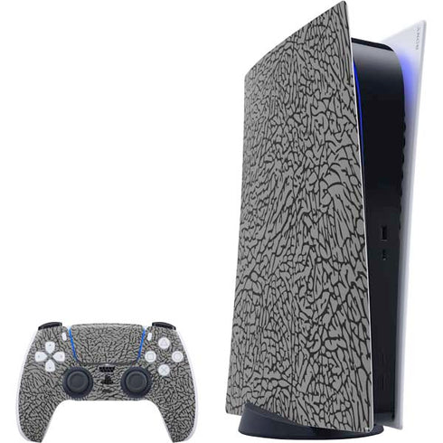 Elephant Print Grey PS5 Digital Edition Bundle Skin