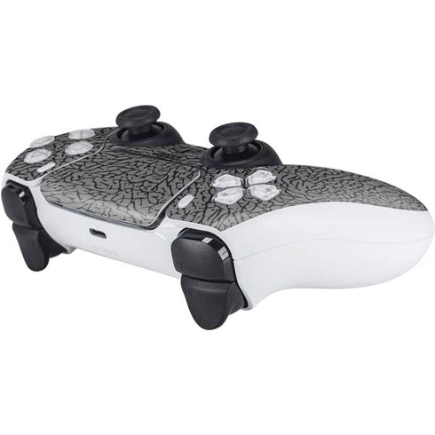 Elephant Print Grey PS5 Controller Skin