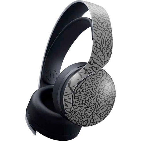 Elephant Print Grey PULSE 3D Wireless Headset for PS5 Skin