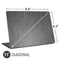 Elephant Print Grey Universal Laptop 11in (8.8 x 6.2in) Skin